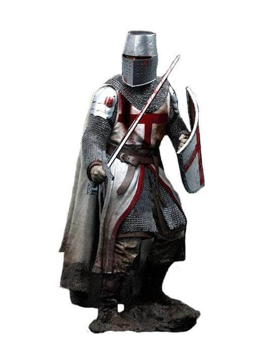 Figurine en résine , Templier de 20 cm - Collection Figurine en résine , Templier de 20 cm - Collection