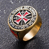Golden Knights Templar Ring