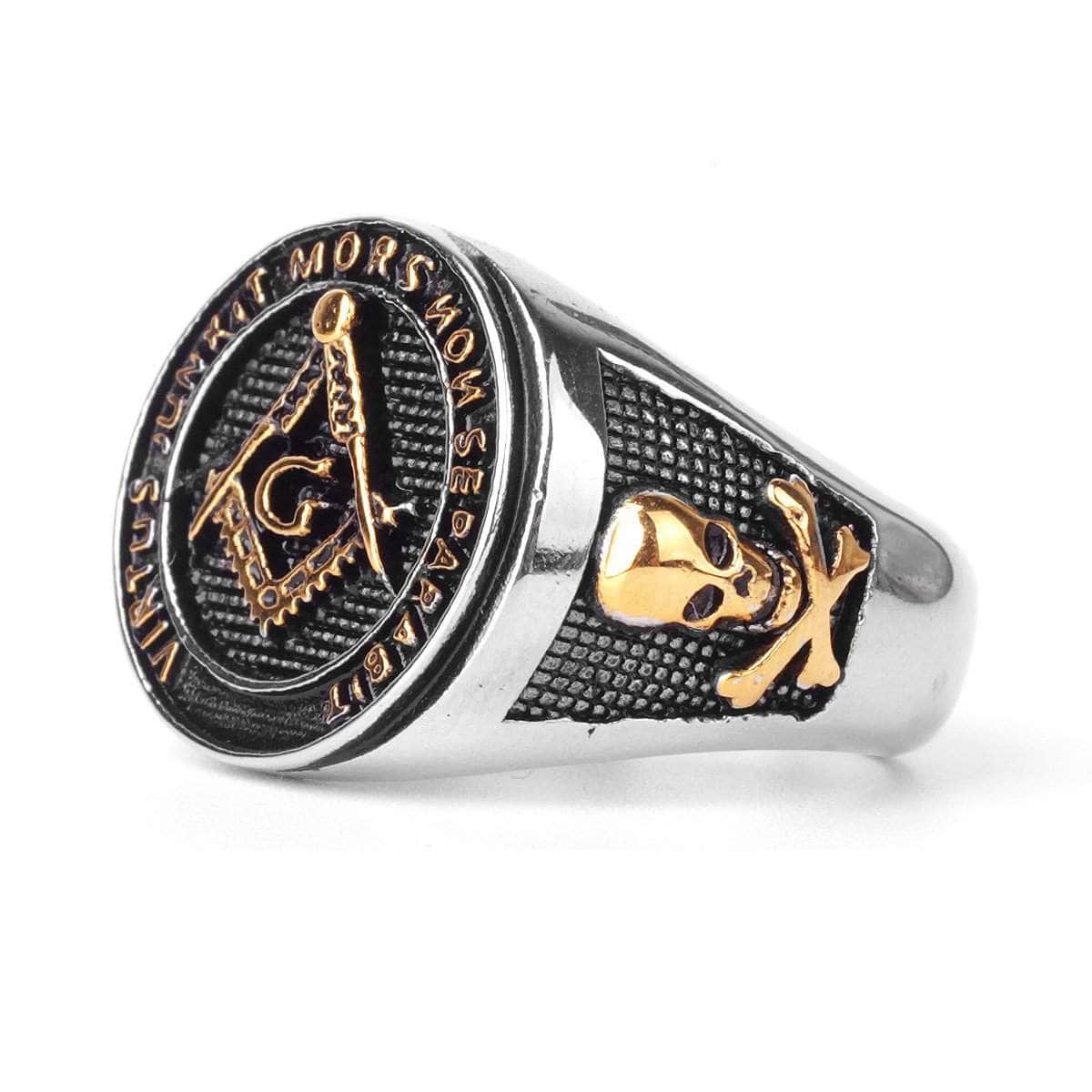 Masonic Ring Virtus Junxit