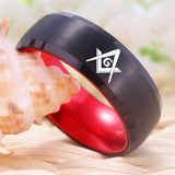 Masonic Ring Red