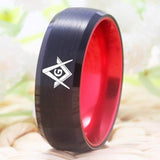 Masonic Ring White Symbol