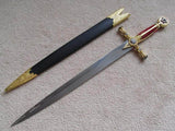 Masonic Sword Red