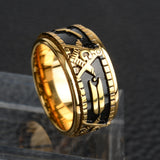 stainless steel masonic rings