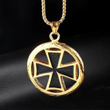 st florian maltese cross necklace
