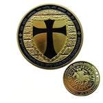 knights templar gold coin