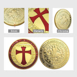 Real templar coin