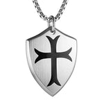 templar knights cross necklace