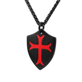knights templar cross necklace
