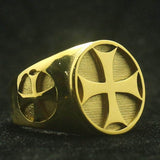 Knights Templar Ring Gold