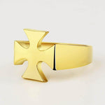 Gold Knights Templar Ring