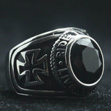 Knights Templar Ring Black