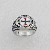 Knight Templar Ring sigillum militum xpisti