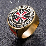 Golden Knights Templar Ring