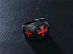 Knights Templar Ring Black