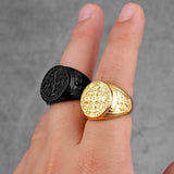 Knights Templar Ring Saint Benedict