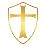 Knights Templar Sticker Golden Templar Cross