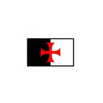 Knights Templar Sticker Order's Flag