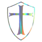 Knights Templar Sticker Templar Cross Reflecting