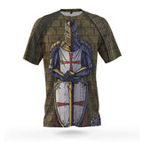 knights templar t shirt free shipping