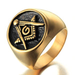 Masonic Ring Bracket Compass
