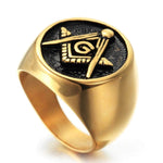 Masonic Ring Compass