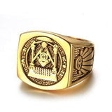 Masonic Ring Charity Gold