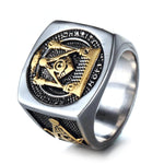 Masonic Ring Charity Silver