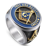 Freemason Ring Free and Accepted