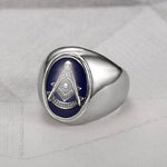 Masonic Ring Lodge Silver