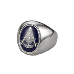 Masonic Ring Grand Lodge Silver
