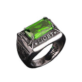 Masonic Ring Green Light