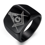 Masonic Ring Insider Black