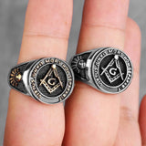 Masonic Rings Motto