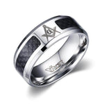Masonic Ring Masonology Black