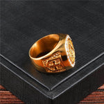 Masonic Ring Golden