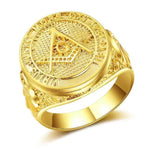 Masonic Ring Virtue Gold