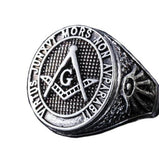 Masonic Ring Virtue Silver