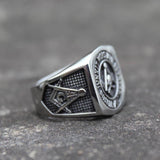 Masonic Ring Silver