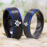 Blue Masonic Rings