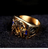 Gold Freemason Ring