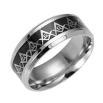 Masonic Ring<br> Masonic Symbols Gold