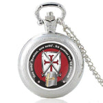 Templar Pocket Watch Non Nobis (Silver)