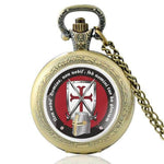 Templar Pocket Watch Non Nobis (Gold)
